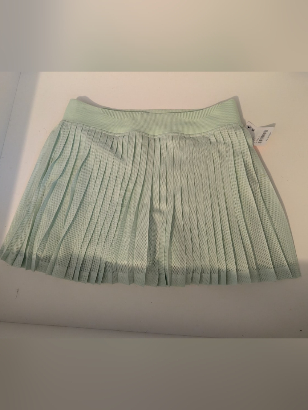 NWT Free People Movement Rally Ruffle Mini Skirt M/L Mint Green